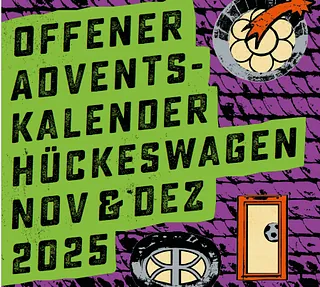 Ausschnitt des Offenen Adventskalenders Hükcswagen 2025