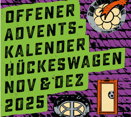 Ausschnitt des Offenen Adventskalenders Hükcswagen 2025